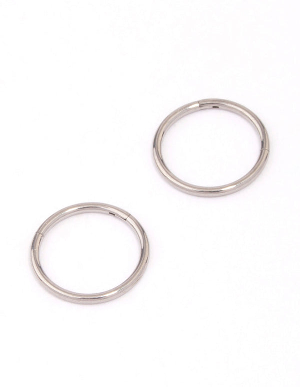 Titanium Sleeper Earrings 10mm