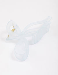 Blue Large Bow Hair Claw Clip - link has visual effect only