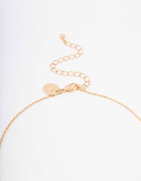 Gold Plated Pendant & Pearl Necklace - link has visual effect only