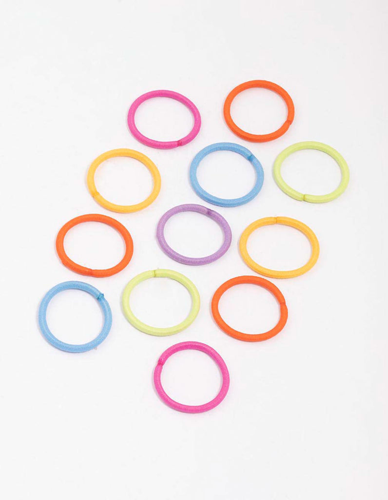 Kids Rainbow Doughnut Hair Elastic Pack - Lovisa