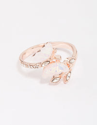 Rose Gold Butterfly Wrap Ring - link has visual effect only