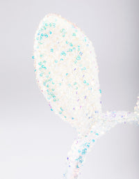 Kids Fabric Sequin Bunny Ears Headband - link has visual effect only