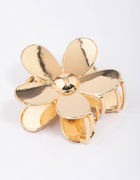 Gold Daisy Flower Hair Claw Clip - link has visual effect only