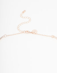 Rose Gold Pearl Flower Pendant Choker - link has visual effect only