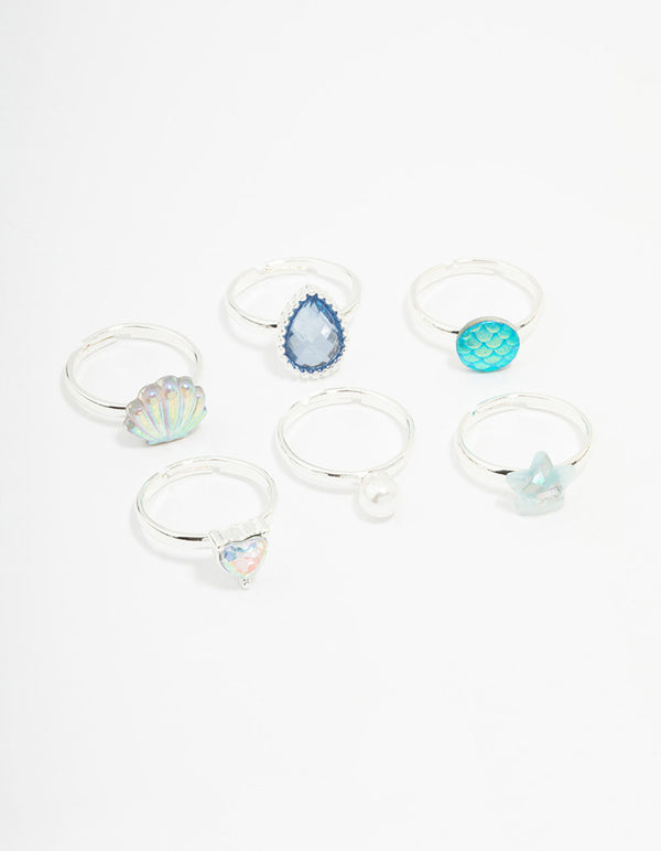 Kids Mermaid Ring Pack