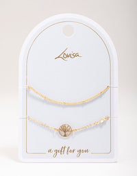 Gold Tree of Life Bracelet Pack - link has visual effect only