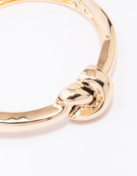 Gold Textured Molten Organic Bangle - link has visual effect only