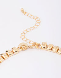 Gold Diamante Statement Necklace - link has visual effect only