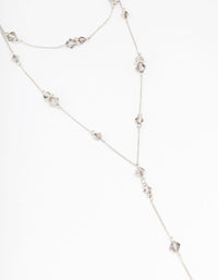 Silver Lariat Silver Necklace - link has visual effect only