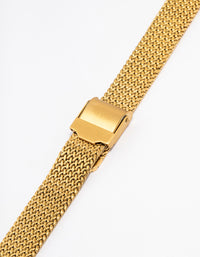 Gold Herringbone Watch Strap 38/40/41 mm - link has visual effect only