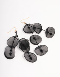 Fabric Flower Multi Drop Earrings - link has visual effect only