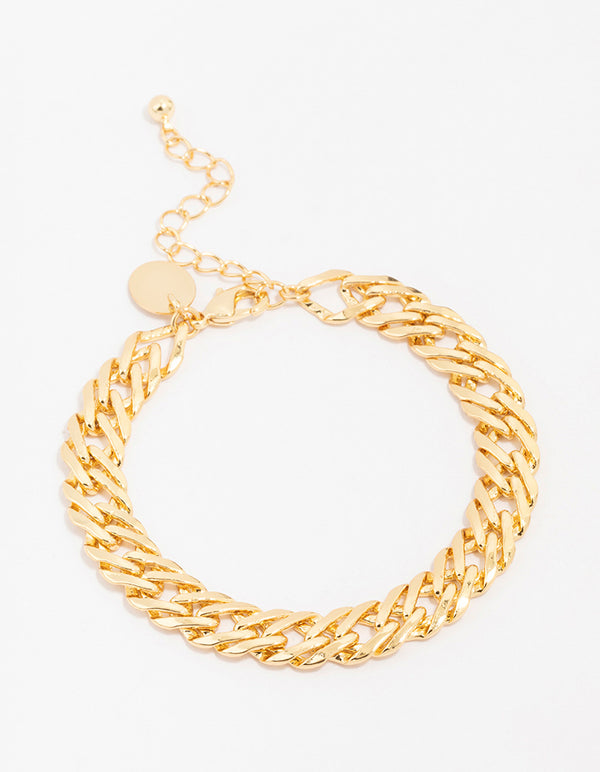 Gold Plated Bold Chain Bracelet