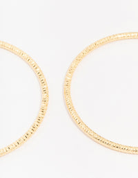 Gold Plated Brass Texture Bangle 3-Pack - link has visual effect only