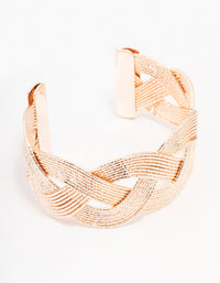 Rose Gold Twisted Wrist Cuff - link has visual effect only