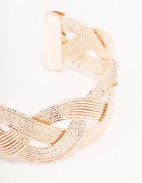 Rose Gold Twisted Wrist Cuff - link has visual effect only