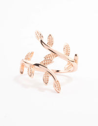 Rose Gold Plated Vine Wrapped Ring - link has visual effect only