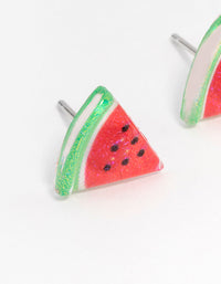 Watermelon Stud Earrings - link has visual effect only