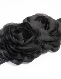 Adjustable Fabric Flower Stretch Belt - link has visual effect only