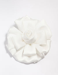 Crepe Folded Flower Clip - link has visual effect only