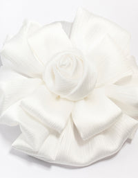 Crepe Folded Flower Clip - link has visual effect only