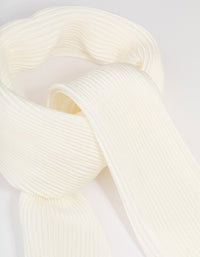 Pleated Satin Fabric Scarf - link has visual effect only