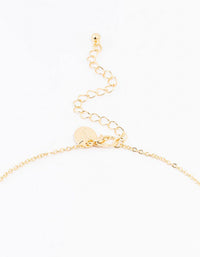 Gold Plated Pave Letter E Necklace - link has visual effect only