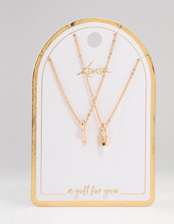 Working lock and key necklace sales