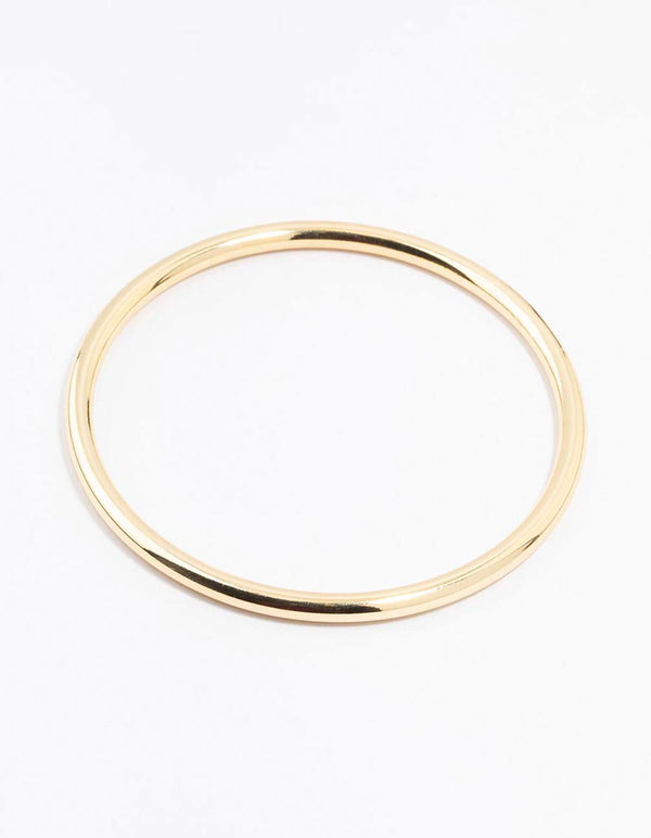 Gold Plated Round Core Bangle