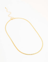 Gold Plated Classic Snake Chain Necklace - link has visual effect only