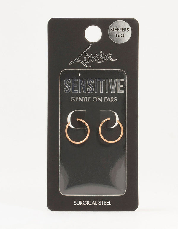 Sleeper earrings for sensitive ears deals