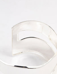 Silver Molten Double Wrist Cuff - link has visual effect only