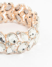 Rose Gold Adjustable Multi Stone Medium Bracelet - link has visual effect only