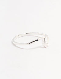 Sterling Silver Wave Ring - link has visual effect only