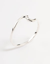 Sterling Silver Wave Ring - link has visual effect only