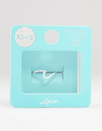 Sterling Silver Wave Ring - link has visual effect only