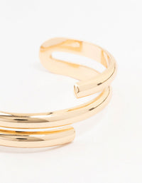 Gold Metal Wrap Cuff Bracelet - link has visual effect only