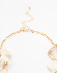 Large Shell Layered Necklace - link has visual effect only