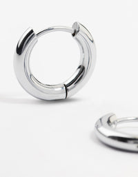 Waterproof Stainless Steel Clicker Hoop Earrings 16 MM - link has visual effect only