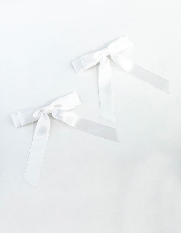 Medium Fabric Double Loop Bows 2-Pack