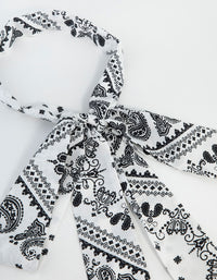 Thin Paisley Fabric Scarf - link has visual effect only