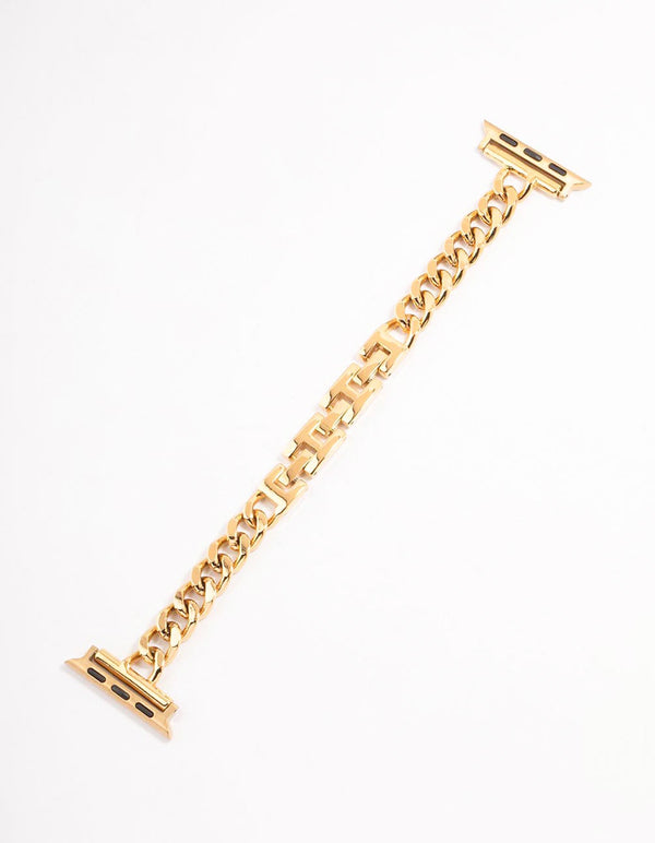 Gold Thin Chain Watch Strap 38/40/41