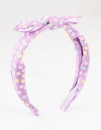 Kids Purple Sequin Flower Headband - link has visual effect only