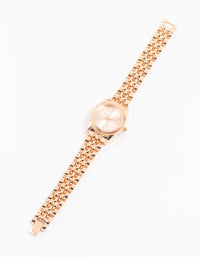 Rose Gold Round Small Watch - link has visual effect only