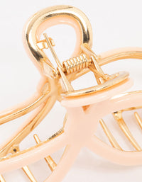 Large Gold Acrylic Bow Claw Clip - link has visual effect only