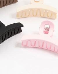 Neutral Small  Loop Claw Clips 4-Pack - link has visual effect only