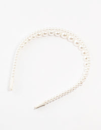 Beaded Graudti Pearl 2 Row Headband - link has visual effect only