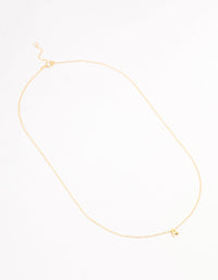 Gold Plated Sterling Silver Initial A Necklace - link has visual effect only