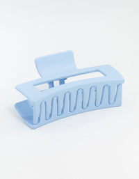 Large Blue Plastic Coated Claw Clip - link has visual effect only