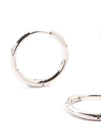 Waterproof Stainless Steel Mini Hoop Earrings 2-Pack - link has visual effect only