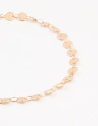 Gold Pearl Diamante Drop Anklets 3-Pack - link has visual effect only